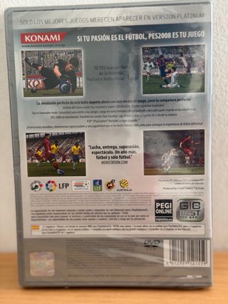 PES 2008 Platinum PS2 Precintado