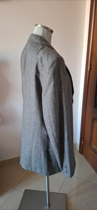 Giacca sartoriale uomo grigia taglia 54