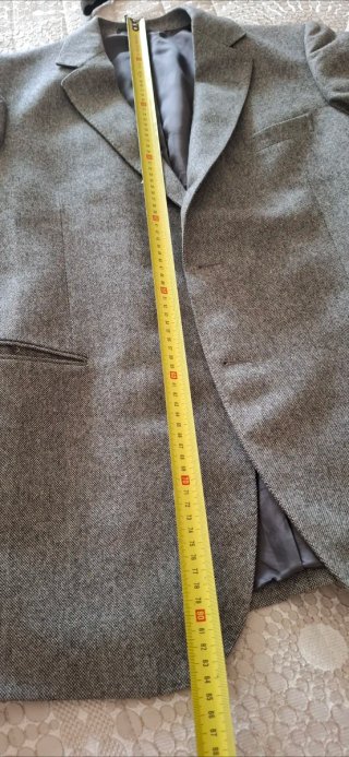 Giacca sartoriale uomo grigia taglia 54