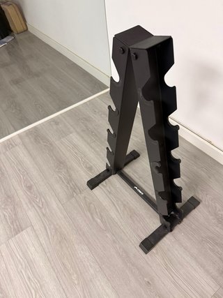 Rack Mancuernas + Mancuernas 5/10 Kg