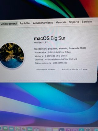 MacBook Unibody 5.1 2008 *Colección*Completo*