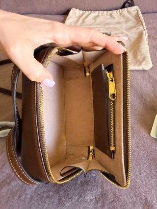 Bolso Gucci Monogram Marrón y Beige