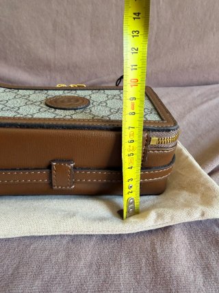 Bolso Gucci Monogram Marrón y Beige