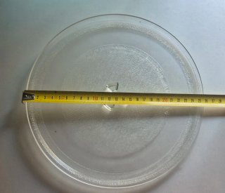 Plato giratorio para microondas de cristal