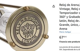 Reloj de Arena Vintage