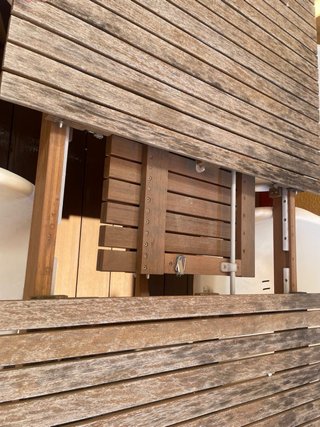 Mesa de terraza 90x159x74