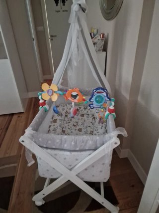 Minicuna con reductor y dosel