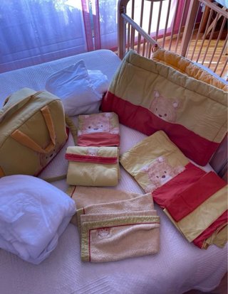 Conjunto ropa cuna oso