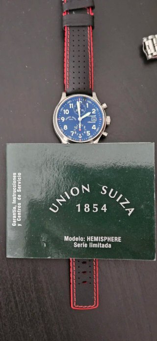 Reloj Union Suiza Cronógrafo Automático