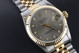 Rolex Datejust 68273 31mm Acero/Oro Diamantes