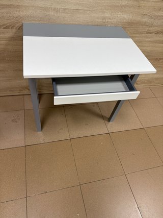 Mesa Cocina Extensible Gris/Blanco 80x40 y 80x60cm