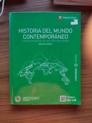 Historia del mundo contemporáneo 1 Bachillerato
