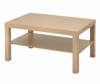 Mesa de centro IKEA madera clara