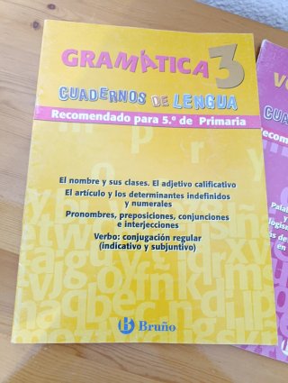 Cuadernos de lengua 5° de Primaria