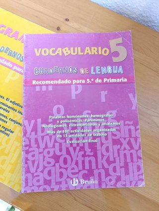 Cuadernos de lengua 5° de Primaria