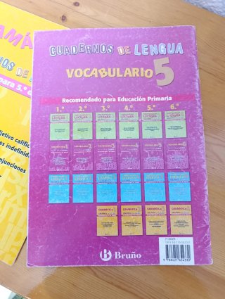 Cuadernos de lengua 5° de Primaria