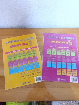 Cuadernos de lengua 5° de Primaria