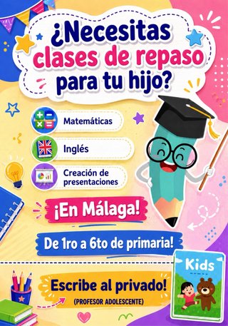 Profesor particular. Todo tipo de info al privado.