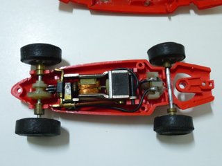 Doble Guía EXIN COOPER ROJO C-58 SCALEXTRIC ORIG.