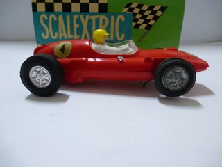 Doble Guía EXIN COOPER ROJO C-58 SCALEXTRIC ORIG.