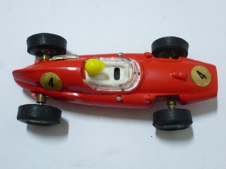 Doble Guía EXIN COOPER ROJO C-58 SCALEXTRIC ORIG.