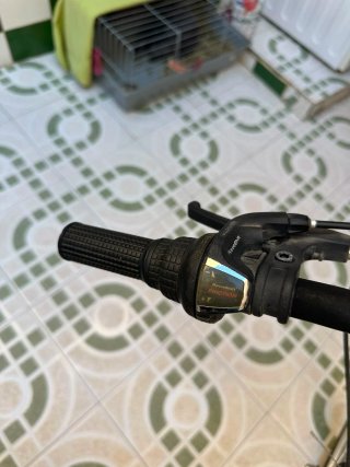 Bicicleta de paseo negra
