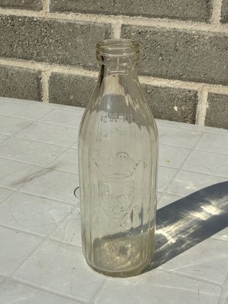Bottiglia latte antica SPQR 1L rara