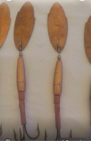Set 6 Cucharillas Pesca 10cm de longitud
