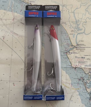 Lote 2 señuelos Rapala Max Rap 17cm            170