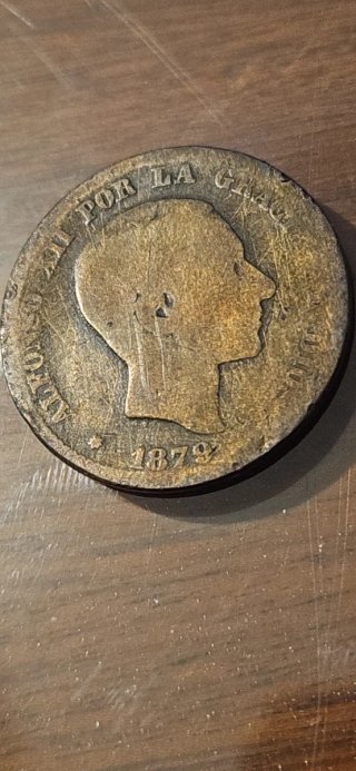 Moneda 10 Centimos 1879 Alfonso XII