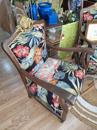 Sillón Clásico Tapicería Floral