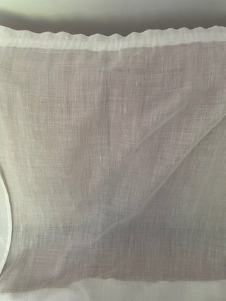 Cortinas de hilo con puntilla