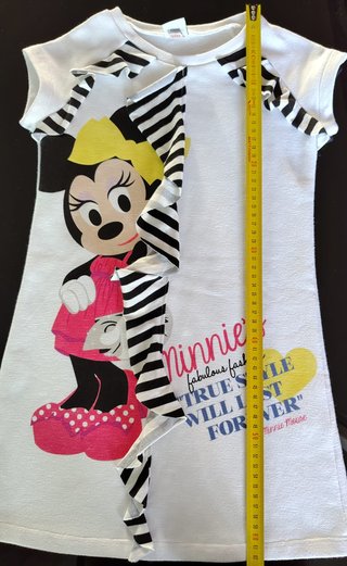Maglia/Vestito Minnie Disney a righe