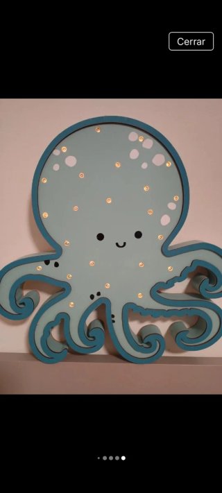 Lámpara LED Pulpo