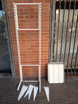 Estantería Metálica Blanca 58x47x202 cm