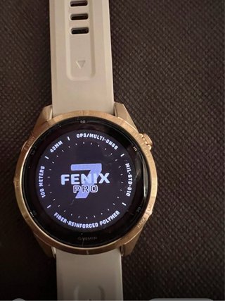 Garmin Fenix 7S Pro Sapphire Solar Beige/Oro