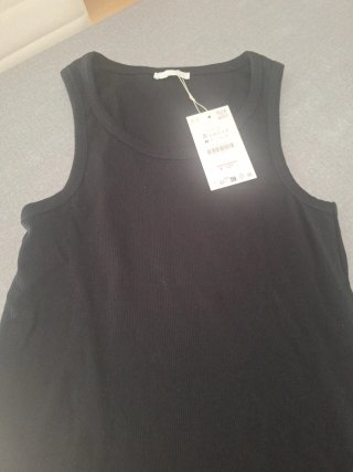Camiseta sin mangas negra hombre sin estrenar