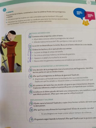 Lengua y literatura castellana 1 eso