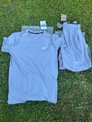 Conjunto Nike Miler Gris