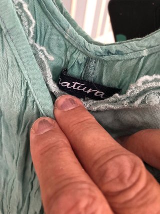 Vestido+ top de forro Verde Talla M