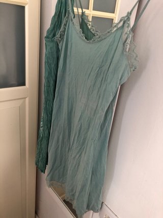 Vestido+ top de forro Verde Talla M