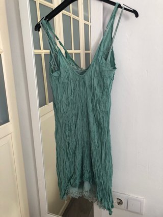 Vestido+ top de forro Verde Talla M