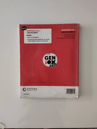 Matemáticas I 1 Bachillerato : Geniox