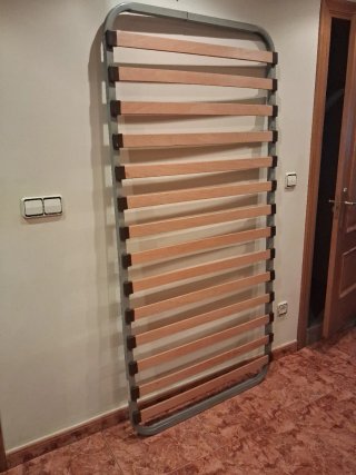 Struttura a doghe per letto singolo da 1,90 x 0,90 cm