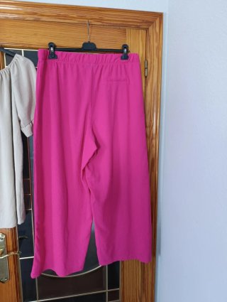 Conjunto Túnica Beige y Pantalón Rosa