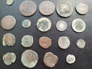 Lote de 25 monedas antiguas de 🇪🇸