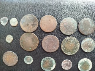 Lote de 25 monedas antiguas de 🇪🇸