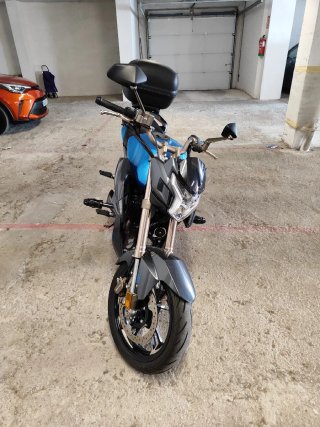 Moto Zontes 125cc Naked Azul