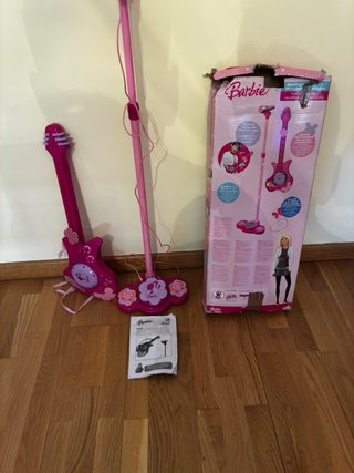 Guitarra Eléctrica Barbie con Micrófono