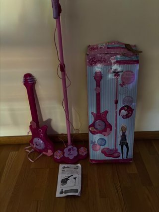 Guitarra Eléctrica Barbie con Micrófono